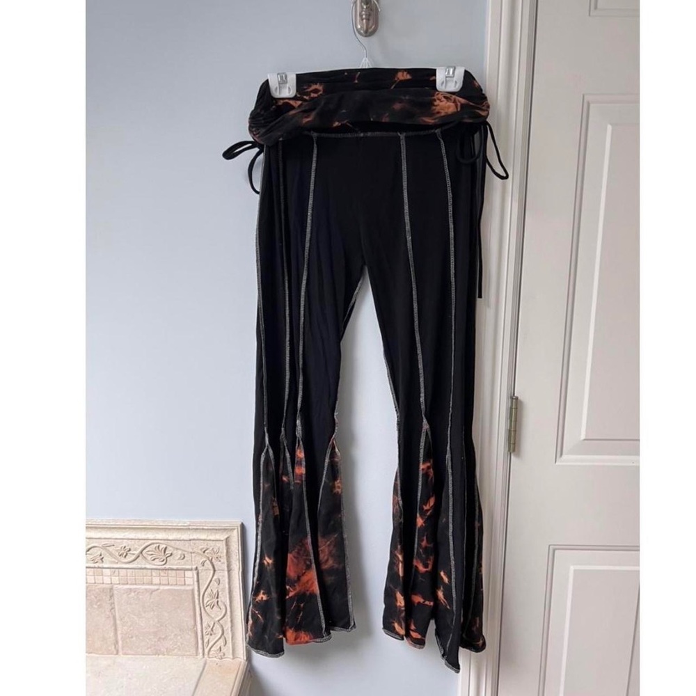 Vintage acid washed bell bottoms